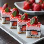 How to Make Strawberry Shortcake Sushi – A Fun Dessert Roll Recipe