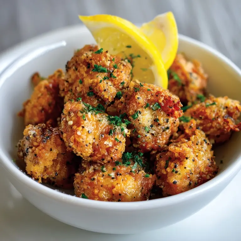 Air Fryer Lemon Chicken Bites Recipe