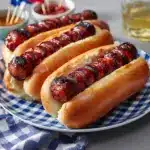 Marinated Grilled Hot Dogs Recipe