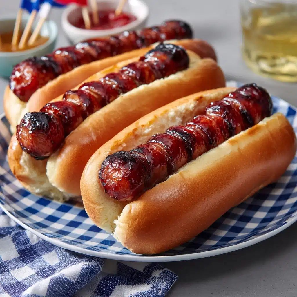 Marinated Grilled Hot Dogs Recipe
