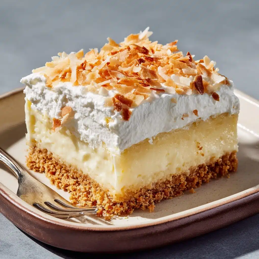 Coconut Cream Lush: A Slice of Summer in Every Bite Recipe - Recipe Image