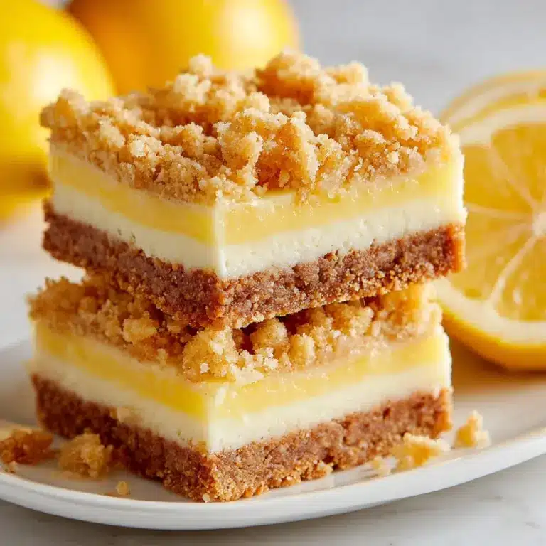 Lemon Crumb Bars Recipe