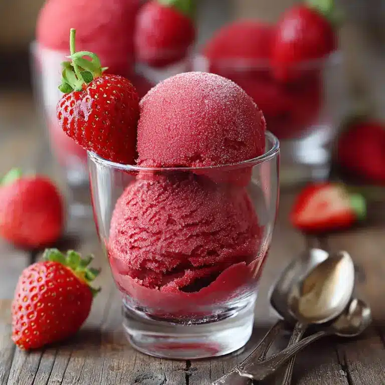 Strawberry Sorbet Recipe