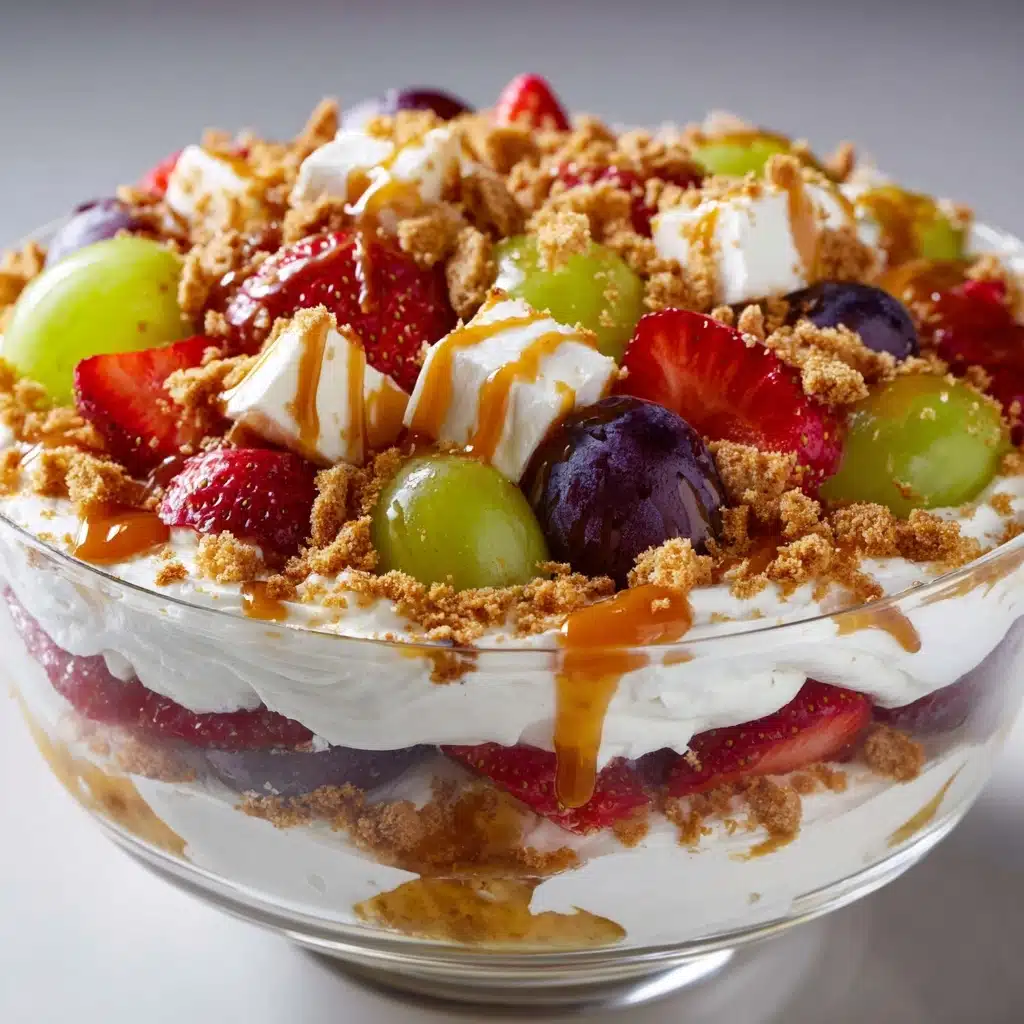 Caramel Crunch Cheesecake Fruit Salad Recipe