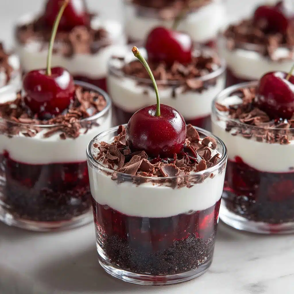 DLux Mini Dessert Cups – Black Forest Cake Recipe - Recipe Image