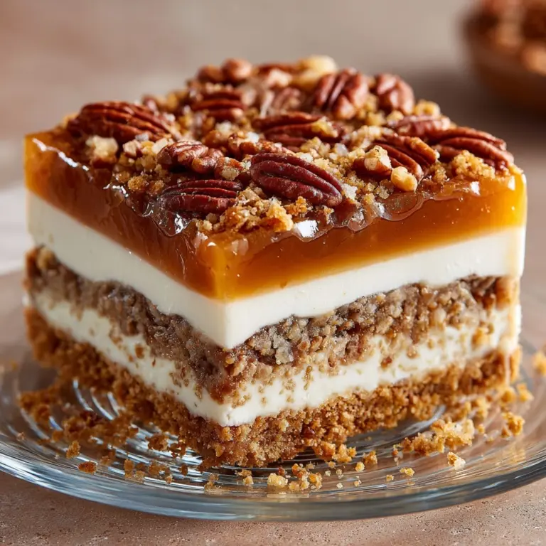 Pecan Pie Lasagna – A No-Bake Dream Dessert Recipe