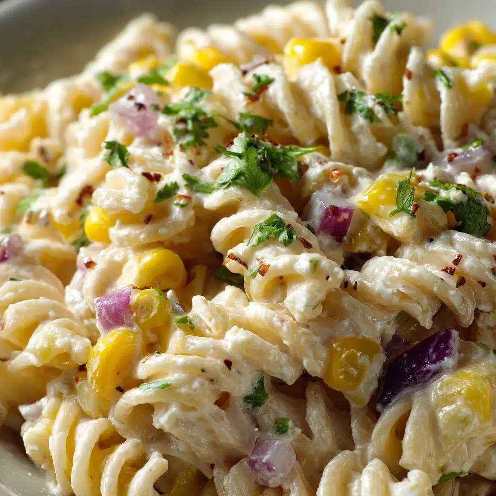 Street Corn Pasta Salad Recipe - Recipe Image