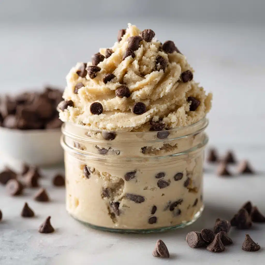 Chocolate chip edible cookie dough for one [3 variations] Recipe - Recipe Image