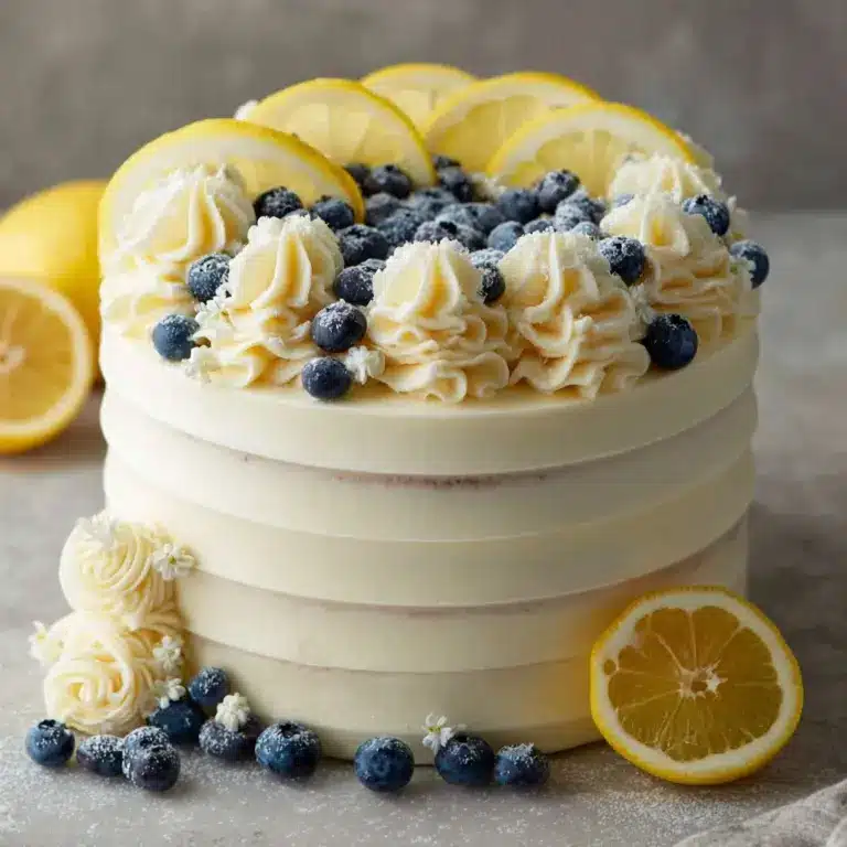 Lemon Blueberry Cake Recipe