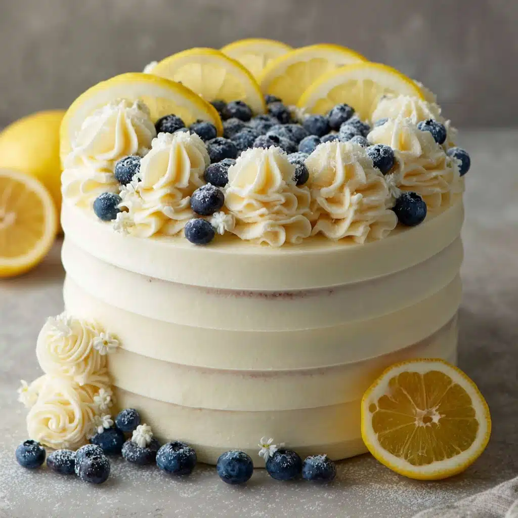 Lemon Blueberry Cake Recipe