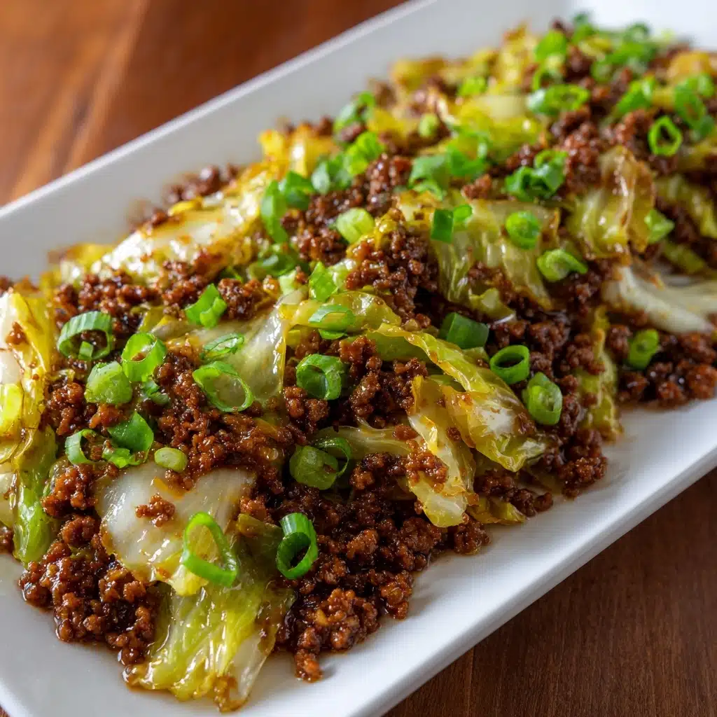 Low-Carb Mongolian Ground Beef and Cabbage Recipe Revealed! Recipe - Recipe Image