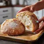 5-Ingredient Crusty Panini Bread (No Knead) Recipe