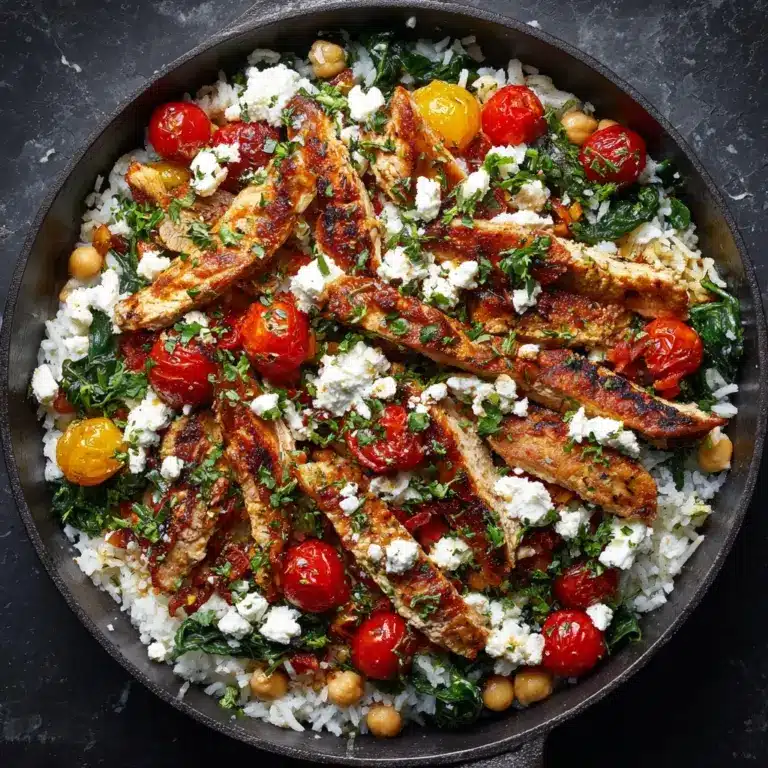 Greek Chicken and Lemon Rice (30 Minutes, One-Pot) Recipe