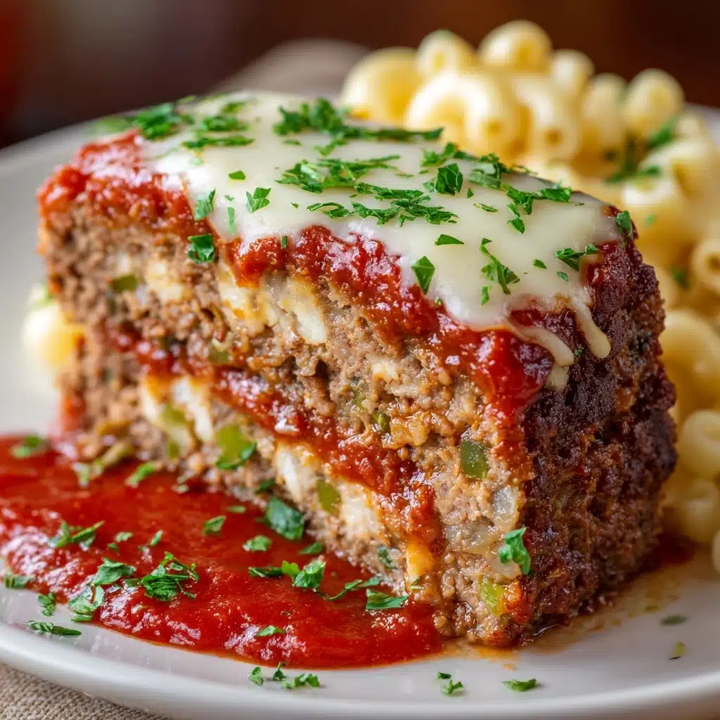 Stuffed Italian Meatloaf Recipe - Recipe Image
