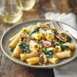 Spinach Mushroom Pasta Recipe