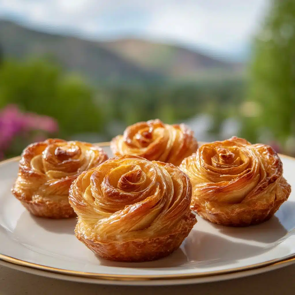 Peach Pie Cruffins Recipe - Recipe Image