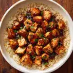 One-Pan Bold Honey BBQ Chicken Rice Recipe
