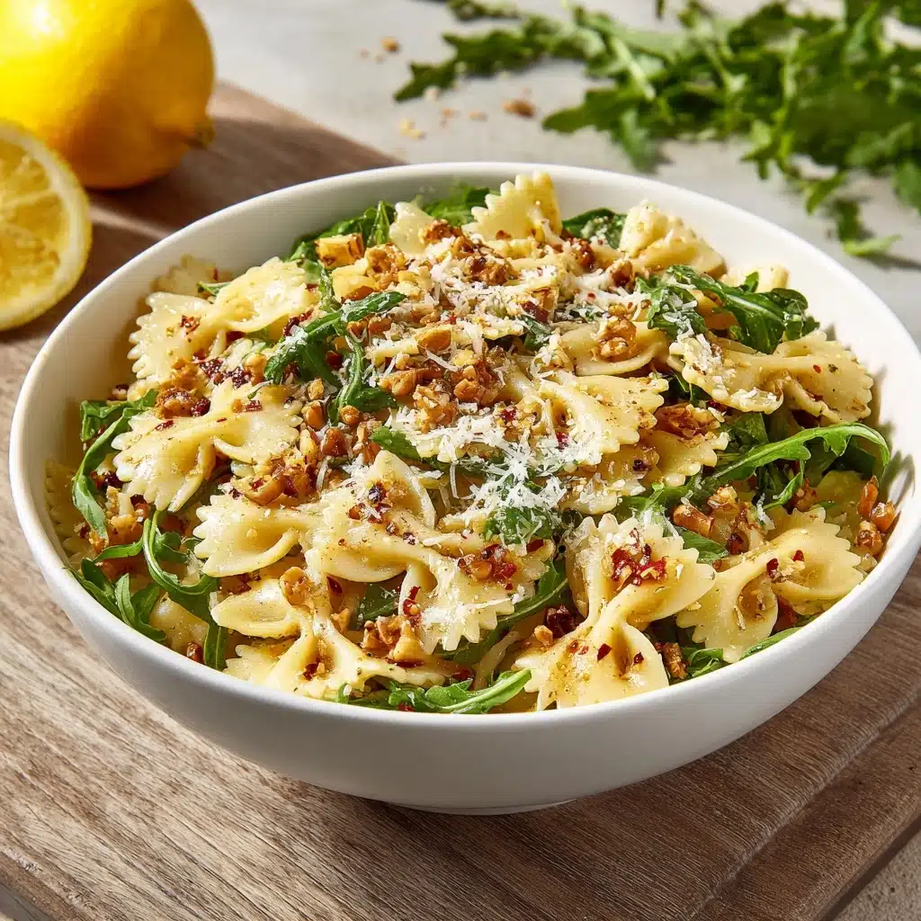 Lemon Arugula Pasta Salad Recipe - Recipe Image