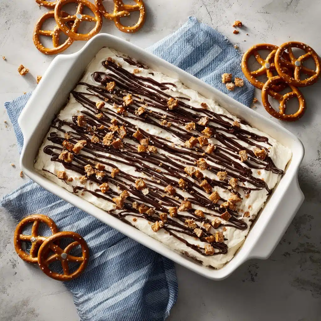 Peanut Butter Pretzel Pie Recipe - Recipe Image