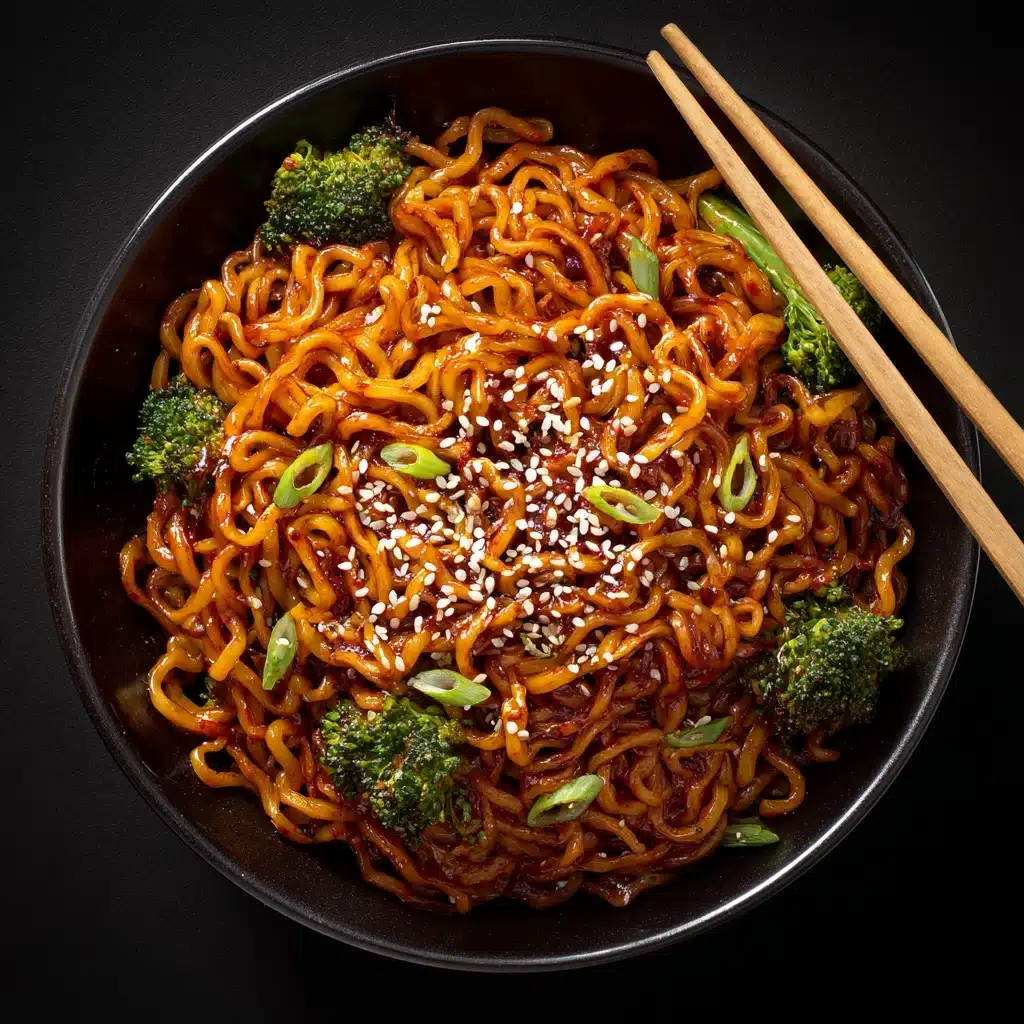 Creamy Gochujang Noodles Recipe
