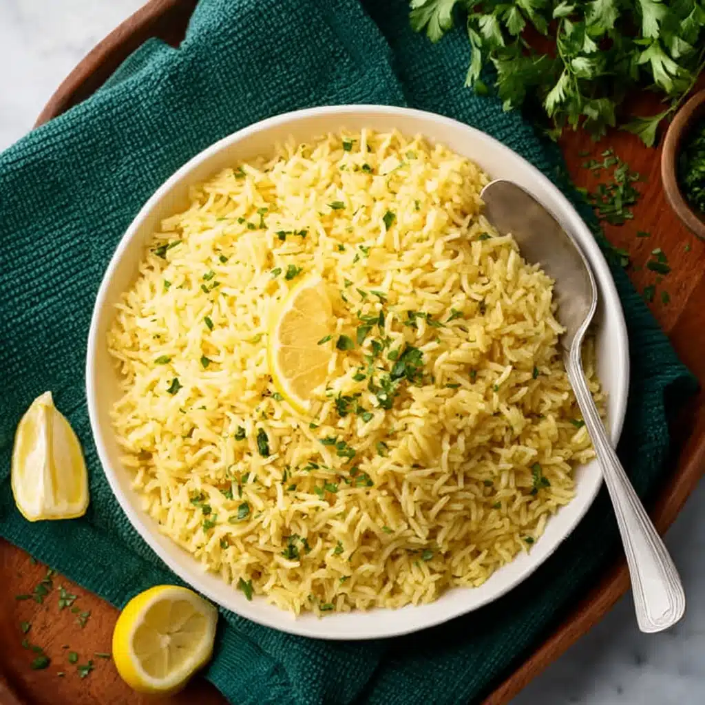 Easy Greek Lemon Rice Recipe - Recipe Image