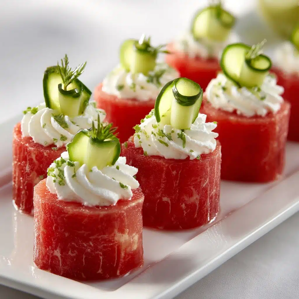 Watermelon and Goat Cheese Appetizer Recipe