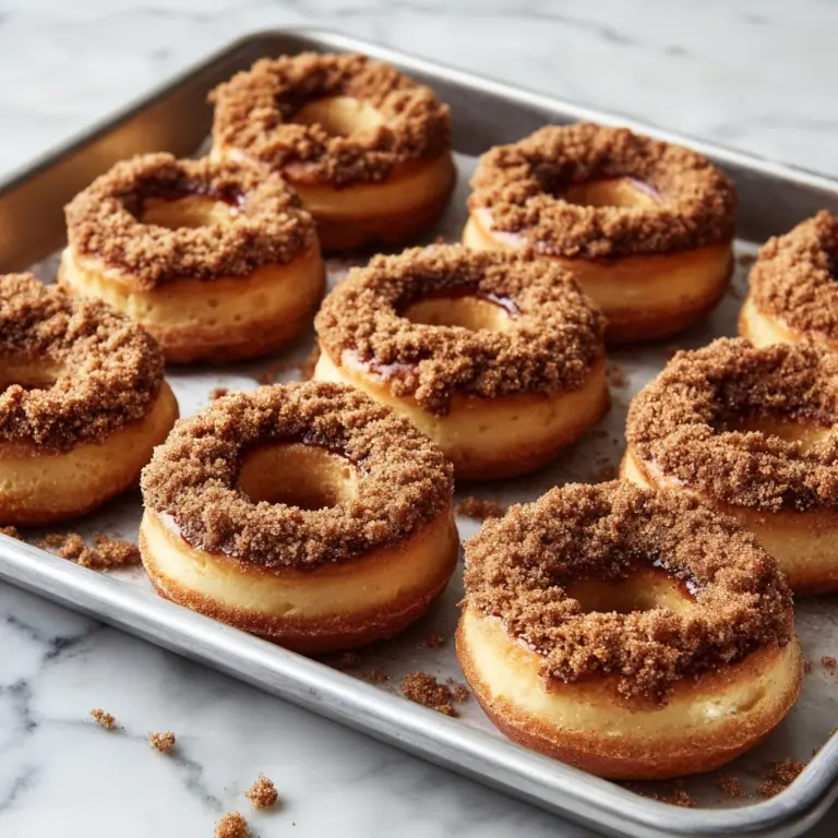 Coffee Cake Donuts Recipe