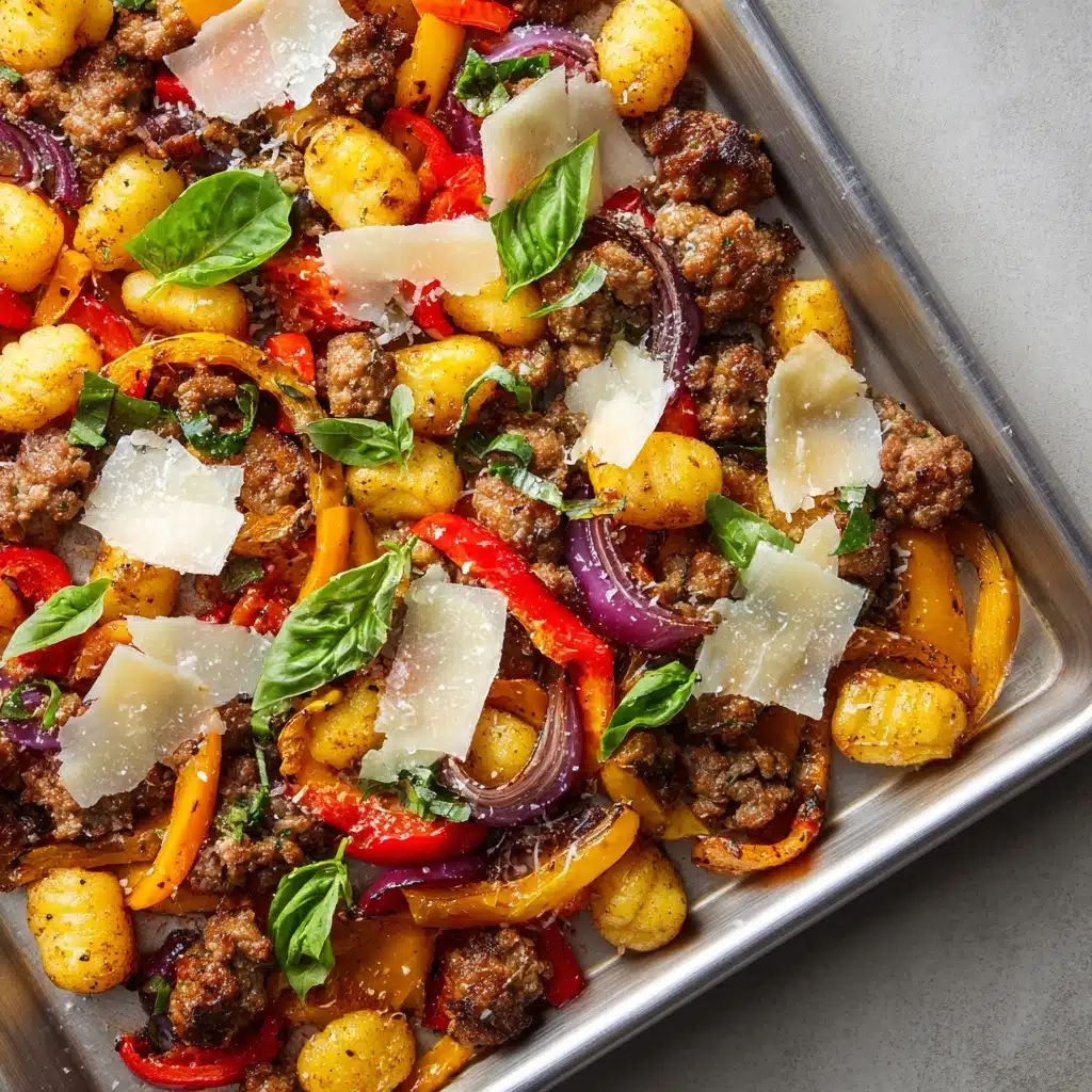 Sheet-Pan Gnocchi with Sausage, Peppers and Onions Recipe - Recipe Image