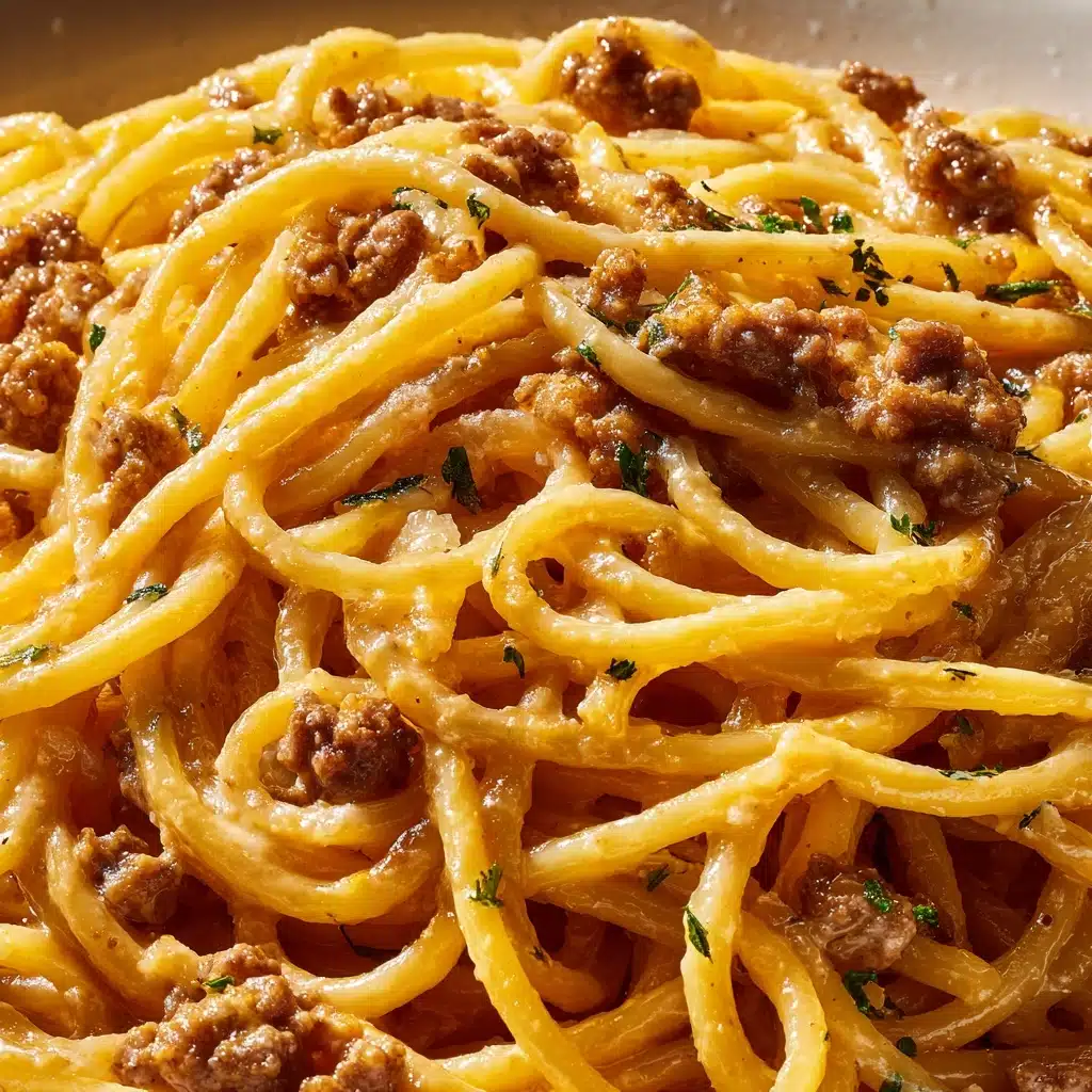 Beef and Garlic Butter Pasta recipe - Recipe Image