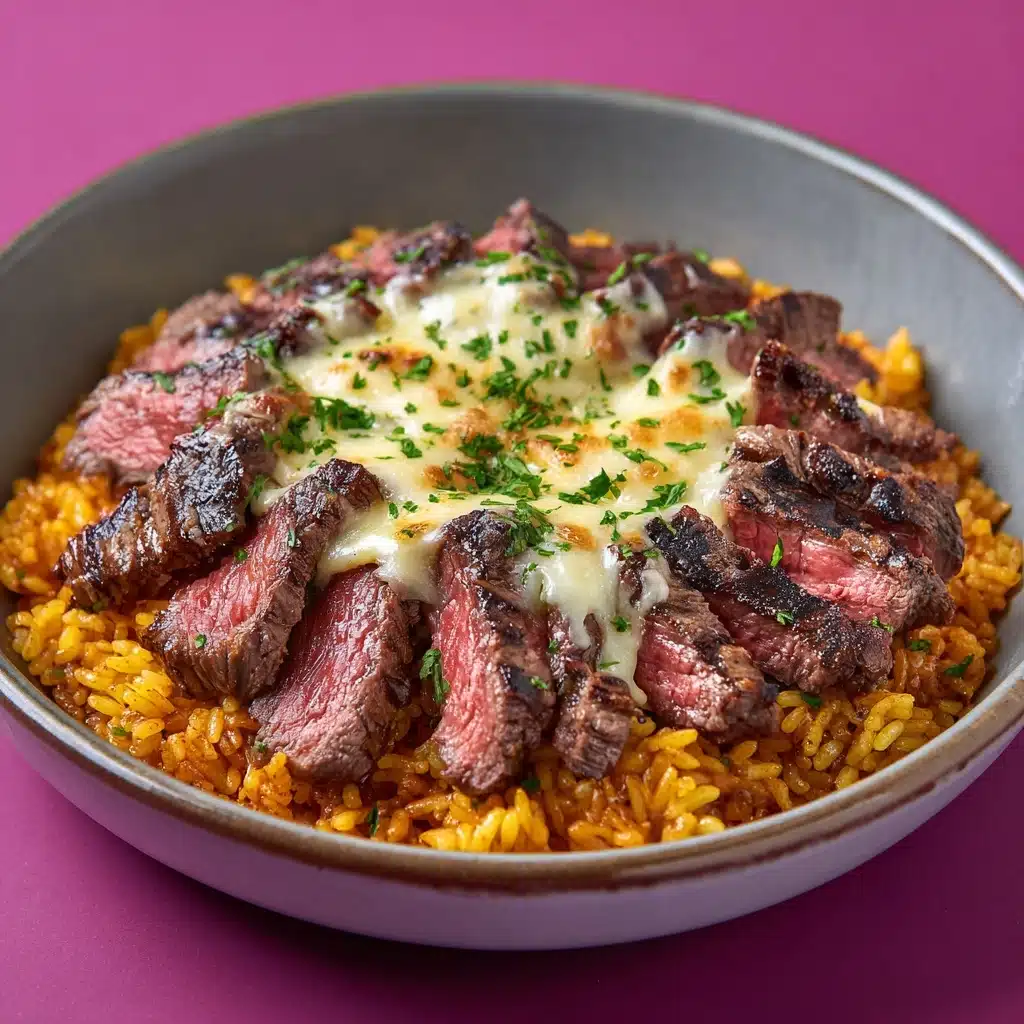 Steak Queso Rice : A Flavorful Recipe - Recipe Image