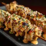 Best Bang Bang Chicken Skewers Quick Dinner Recipe