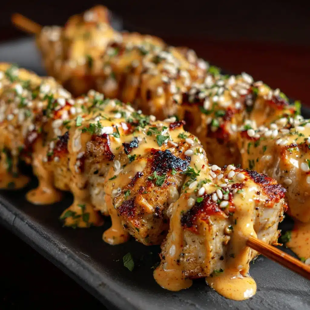 Best Bang Bang Chicken Skewers Quick Dinner Recipe
