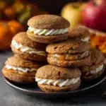 Apple Cider Whoopie Pie cookies with Caramel Filling Recipe
