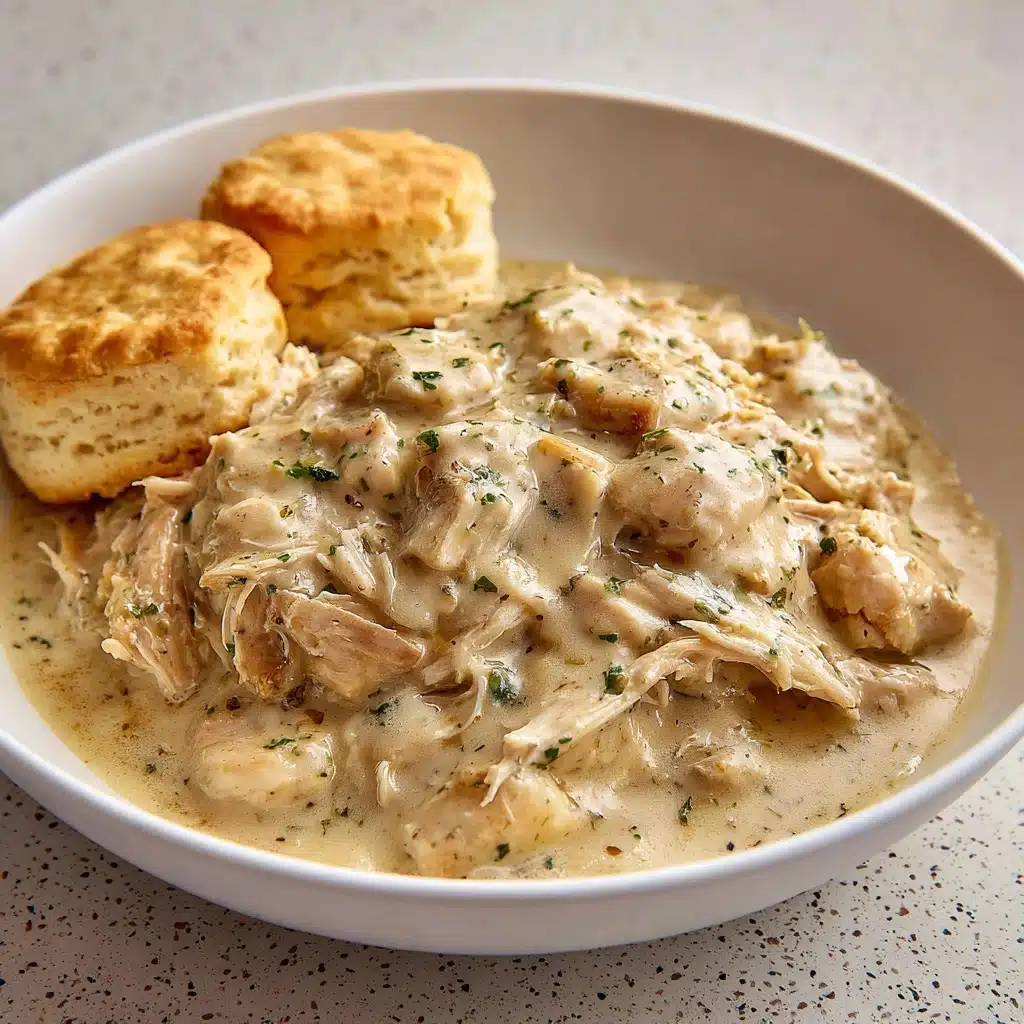Slow Cooker Chicken and Gravy Recipe - Recipe Image
