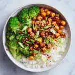 Vegan Sticky Sesame Chickpeas Recipe
