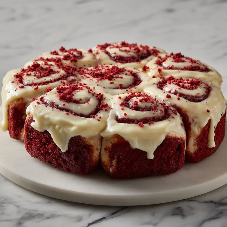 Heavenly Red Velvet Cinnamon Rolls Recipe