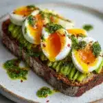 Jammy Egg, Avocado & Pesto Toast Recipe