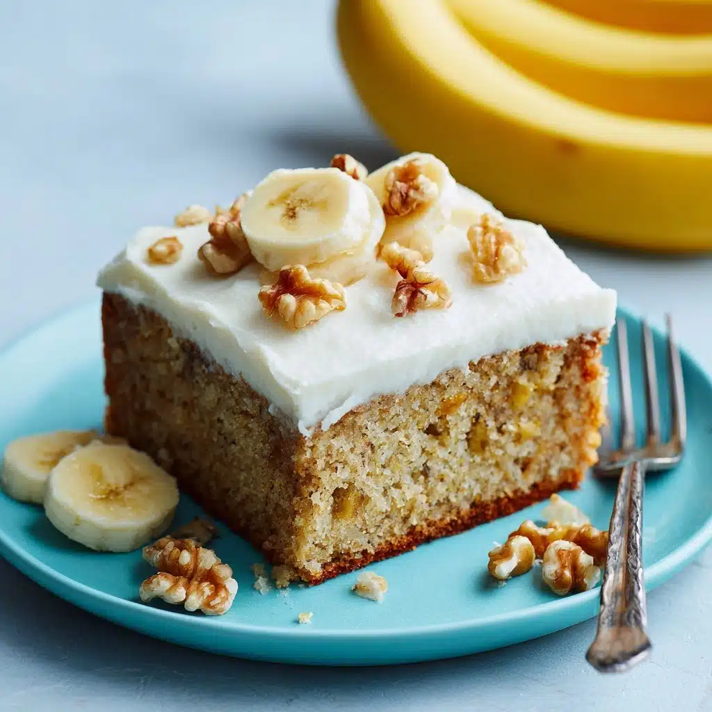 Banana Cake with Cream Cheese Frosting Recipe