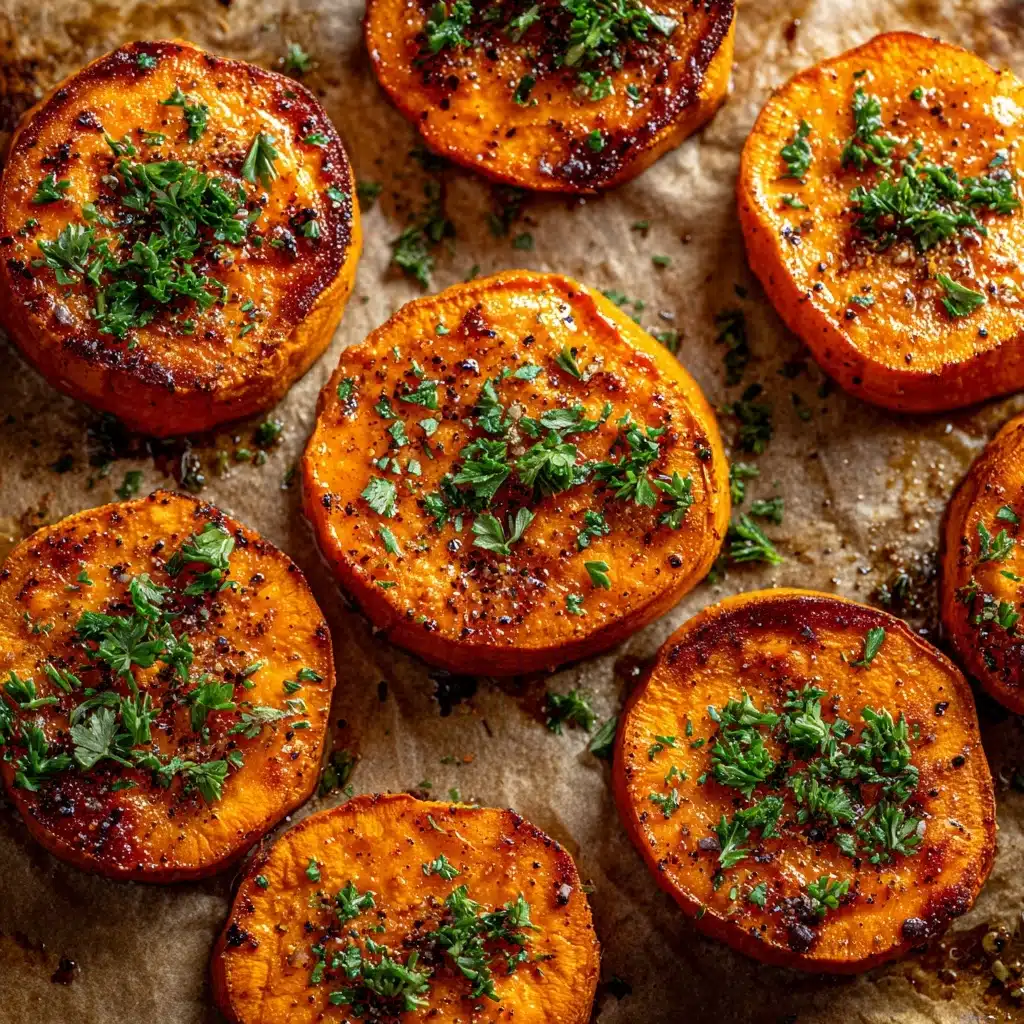 Parmesan Herb Sweet Potato Medallions Recipe