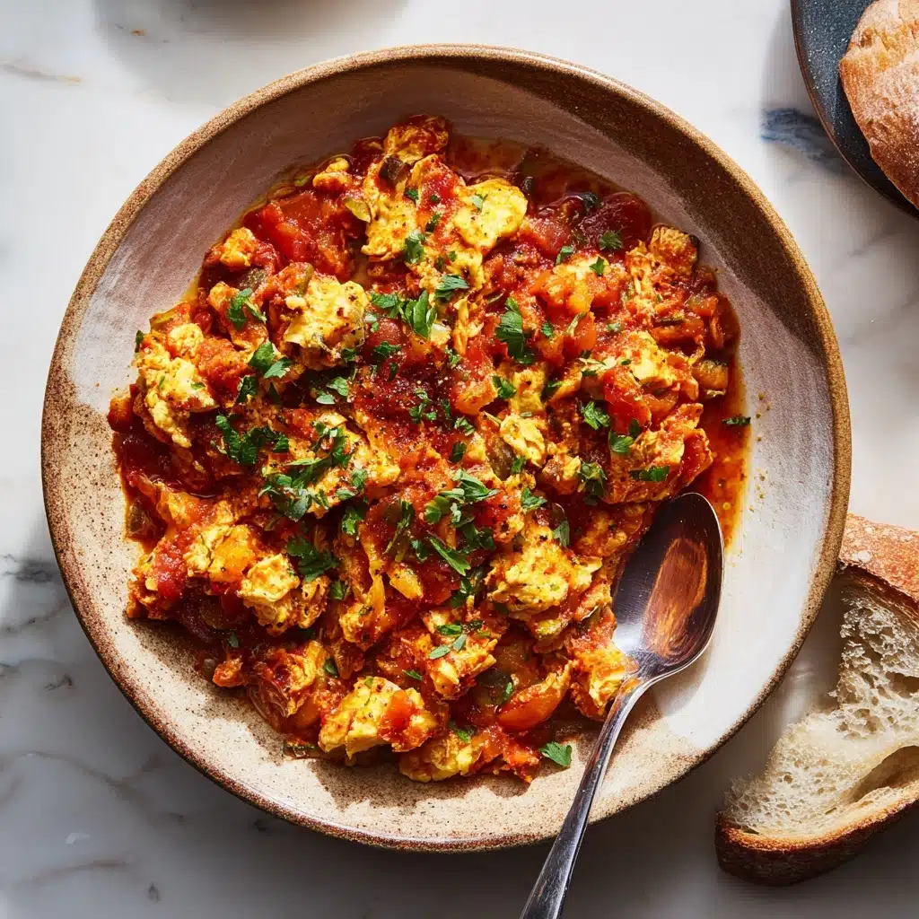 Savory Turkish Menemen Recipe - Recipe Image