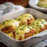 Chicken Pillows with Creamy Parmesan Sauce Recipe