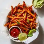 AIR FRYER MASALA SWEET POTATO FRIES Recipe