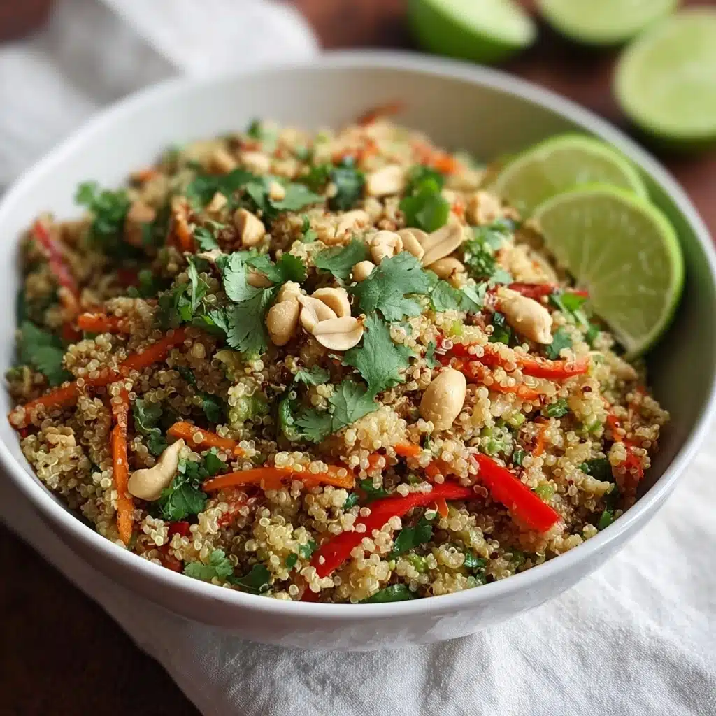 Thai Quinoa Crunch Salad: A Refreshing Healthy Delight! Recipe