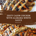 Cajun Grilled Chicken with Alabama White Sauce Recipe