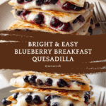 Blueberry Breakfast Quesadilla Recipe