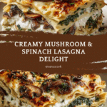 Mushroom And Spinach Lasagna Recipe