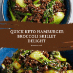 Keto Hamburger Broccoli Skillet is a quick, tasty meal Recipe