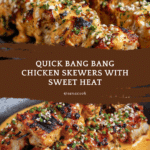 Best Bang Bang Chicken Skewers Quick Dinner Recipe