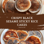 Sticky Rice Cake with Black Sesame Filling Recipe