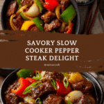 Slow Cooker Pepper Steak Recipe